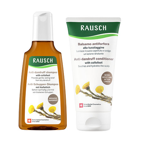 RAUSCH(라우쉬) 라우쉬 콜츠푸트 안티-댄드러프 샴푸 200ml + 컨디셔너 150ml 듀오 | 신세계V