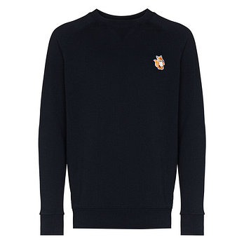 MAISON KITSUNE [명품] 22SS 올라잇 폭스 맨투맨 네이비 HM00323KM0001 NA 46271399 | 신세계V