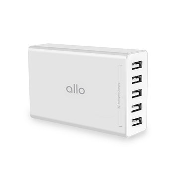 allo [다운로드 쿠폰 증정] 알로코리아 USB 5포트 2.4A 스마트 멀티 충전기 UC401S | 신세계V