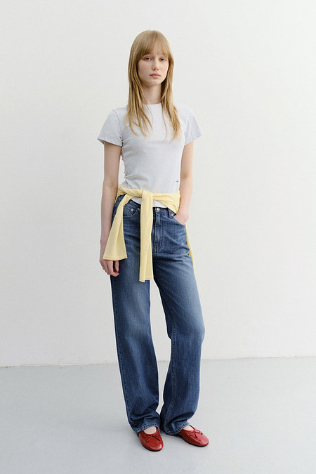 DUNST RELAXED SUMMER DENIM PANTS CLASSIC BLUE_UDPA6B223B3 | 신세계V