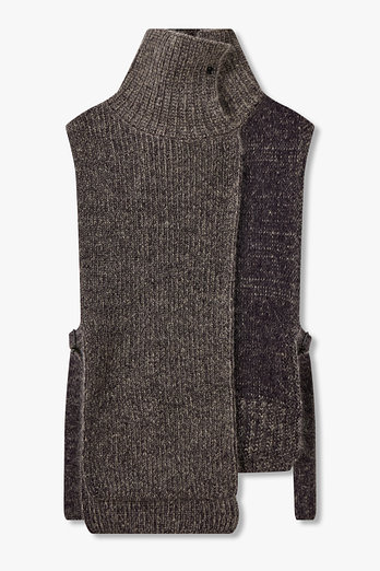 Yohji Yamamoto [Y's] 패치 워크 니트 베스트 | 신세계V