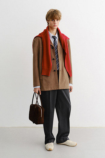 DUNST UNISEX ALTER-SUEDE HALF JACKET CAMEL_M_UDJA5C110CM | 신세계V