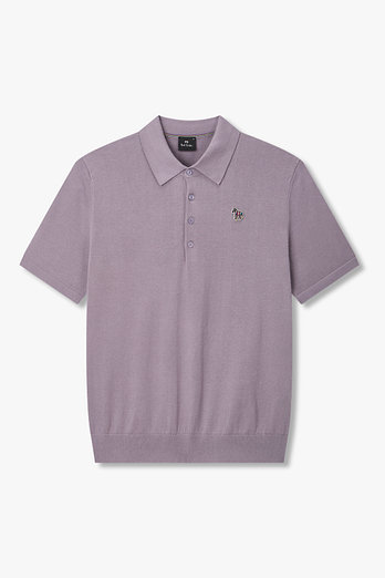 PAUL SMITH [PS PAUL SMITH] 남성 지브라 패치 폴로 니트 | 신세계V