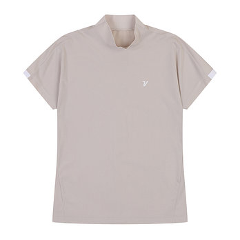 VOLVIK APPAREL 여성 골프 하이넥 그램 반팔 티셔츠 VLTSP431_OT | 신세계V