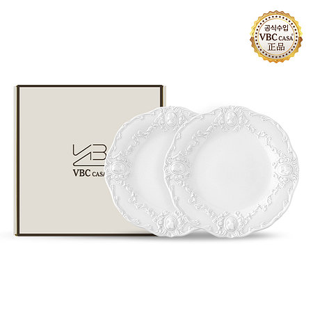 VBC CASA [SET] 까메오 샐러드접시 23cm 2P세트(기프트박스) | 신세계V