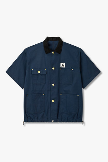 SACAI [CARHARTT WIP] 남성 덕 셔츠(네이비) | 신세계V