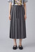 울 블렌드 플리츠 롱 스커트