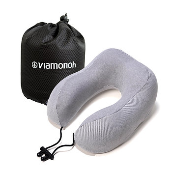 VIAMONOH ARBO 아르보 여행용 메모리폼 목베개 + 파우치 (그레이) | 신세계V