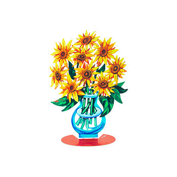ARTISH 오브제 Flowers - Sunflowers / 데이비드 걸스타인(David Gerstein) | 신세계V