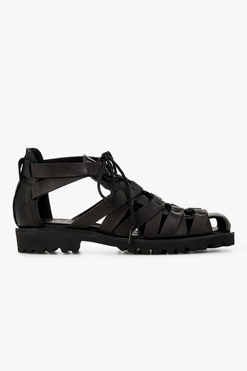 Yohji Yamamoto [Y's]소프트 레더 구르카 샌들 | 신세계V
