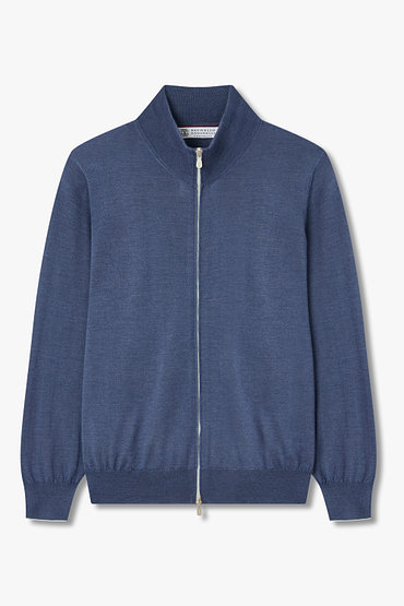 BRUNELLO CUCINELLI(브루넬로 쿠치넬리) 남성 캐시미어 블렌드 집업 가디건 | 신세계V