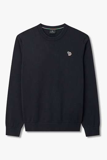 PAUL SMITH [PS PAUL SMITH] 남성 지브라 패치 니트 풀오버 | 신세계V