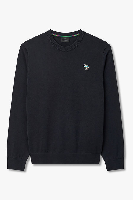 PAUL SMITH [PS PAUL SMITH] 남성 지브라 패치 니트 풀오버 | 신세계V