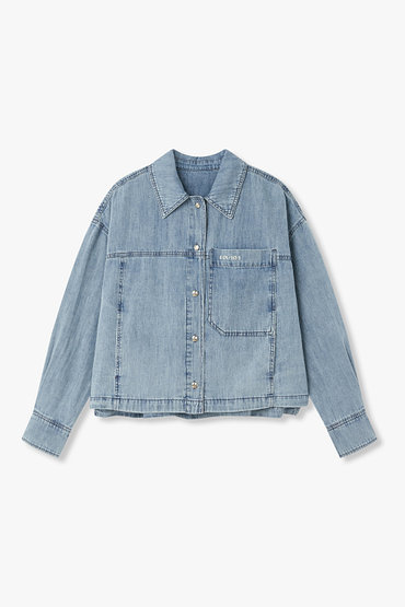 VOICE OF VOICES(보브) 헤지 데님 버튼업 셔츠 | 신세계V