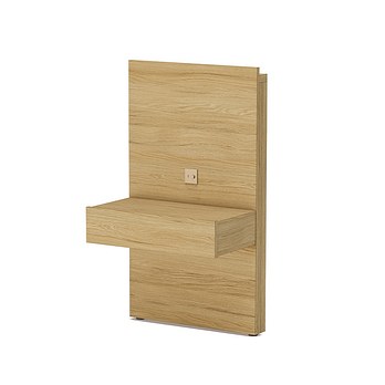 MATERASSO 브레노 사이드패널 서랍형 58.8cm_내추럴 | 신세계V