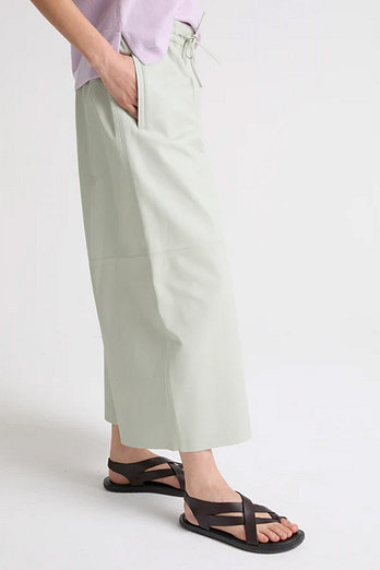 YVES SALOMON [공식] 이브살로몬 램스킨 팬츠 | 신세계V