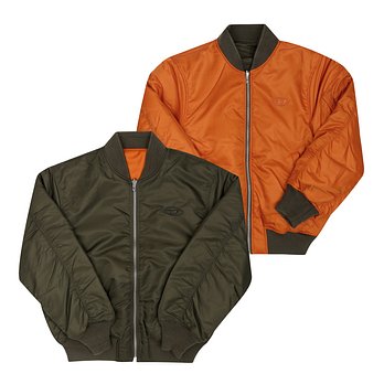 DIESEL 디젤 A20118 0HCAS 51F (W-TYPE-D1) 오벌 D 로고 리버시블 봄버 남성 자켓 | 신세계V