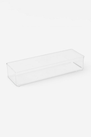 JAJU 투명 깔끔 아크릴 수납함 24.6x8.2x5cm | 신세계V