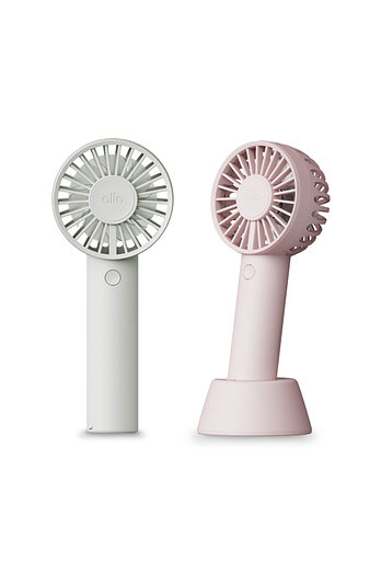 allo [2EA] 알로코리아 듀얼팬2 휴대용 선풍기 F2A 미니 핸디 핸드 손선풍기 손풍기  더스티핑크 | 신세계V