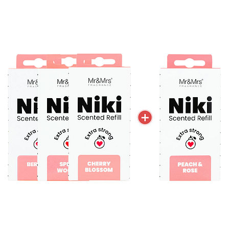 Mr&Mrs FRAGRANCE 미스터앤미세스 차량용방향제 리필 3+1개 세트 | 신세계V