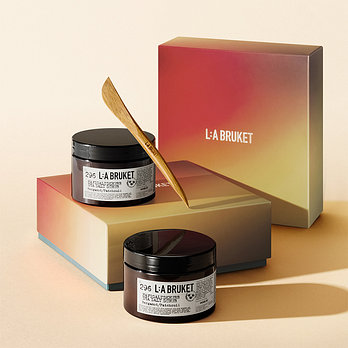 LA BRUKET [선물포장] 씨 솔트 스크럽 베르가모트/패출리 420g + 씨 솔트 스크럽 세이지/로즈마리/라벤더 420g | 신세계V