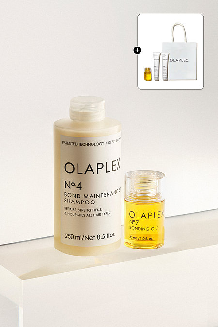 OLAPLEX [올라플렉스] No.4 본드 메인터넌스 샴푸 250ml & No.7 본딩 오일 30ml | 신세계V