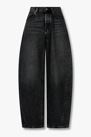 ALEXANDERWANG 백 크리스탈 포켓 워싱 데님 팬츠 | 신세계V