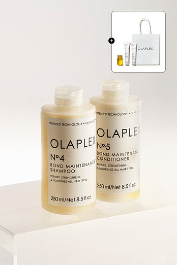 OLAPLEX [올라플렉스] No.4 본드 메인터넌스 샴푸 250ml & No.5 본드 메인터넌스 컨디셔너 250ml | 신세계V