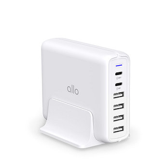 allo [다운로드 쿠폰 증정] 90W C타입 PD PPS 접지 6포트 초고속 멀티 충전기 UC690PD | 신세계V