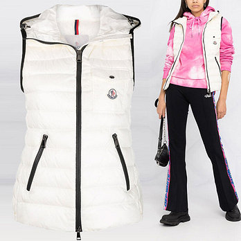 MONCLER [명품] 21FW 글리코 로고 패치 패딩조끼 1A129 00 5396Q 034 46279499 | 신세계V