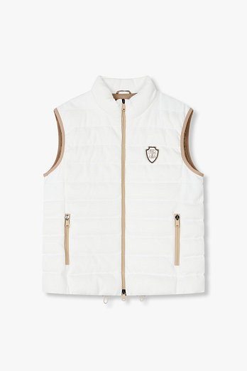 BRUNELLO CUCINELLI 여성 드로스트링 헴 다운 패딩 베스트 | 신세계V