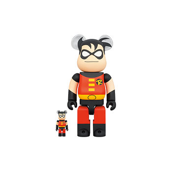 KINKIROBOT 킨키로봇 400%+100% 베어브릭 배트맨 어드벤처 로빈 (2304004) | 신세계V