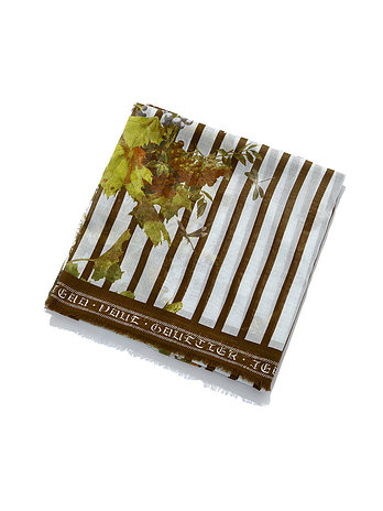 ADEKUVER [JEAN PAUL GAULTIER] 장 폴 고티에 라이트블루 멀티컬러 파레오 실크 코튼 마리니에르 그레이프 스카프 26/01-U-AC073-W076-5690 | 신세계V