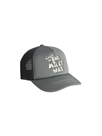 MINI RODINI [MINI RODINI] 키즈 더 밀키 웨이 트럭커 캡모자 그레이 26265104 97 | 신세계V