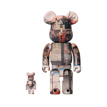 KINKIROBOT 킨키로봇 400%+100% 베어브릭 우타가와히로시게 '도카이도의 53경치' (2210009) | 신세계V