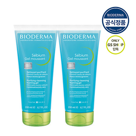 BIODERMA [바이오더마] 세비엄 젤 무쌍 클렌징젤 200ml x2 | 신세계V