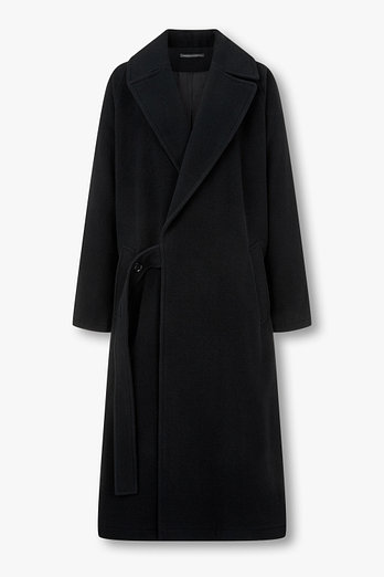 Yohji Yamamoto [Y's]언발 스트랩 울 블렌드 코트 | 신세계V