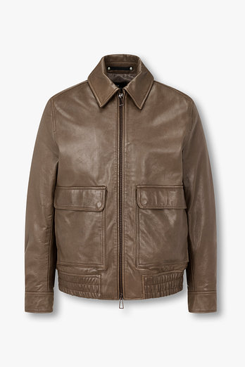 PAUL SMITH [PS PAUL SMITH] 레더 집업 블루종 | 신세계V