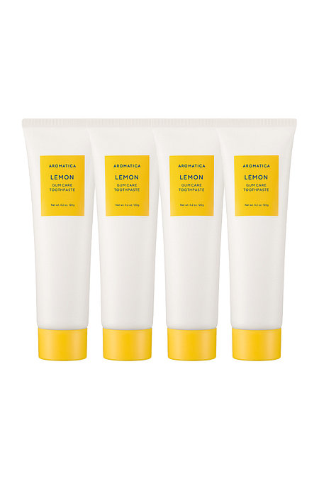 AROMATICA [4개 묶음] 레몬클로브향 검케어 플러스 치약 120G | 신세계V