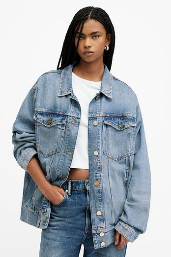ALLSAINTS 올세인츠 윌로우 데님 자켓 WO999Z-2999 | 신세계V