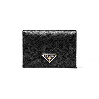 PRADA 프라다 1MV021 QHH F0002 사피아노 트라이앵글 로고 반지갑 | 신세계V