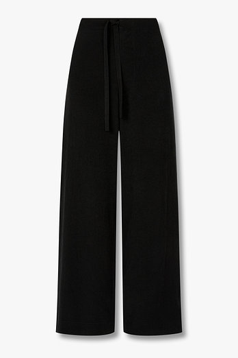 Yohji Yamamoto [Y's]글로시 드로스트링 디테일 팬츠 | 신세계V