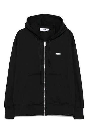 MSGM 25FW 엠에스지엠 후드 티셔츠 2000MM507 300000 99 BLACK DOM | 신세계V