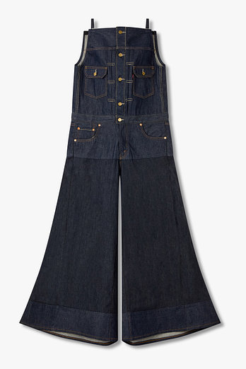 SACAI 여성 [Levi`s] 배색 포켓 디테일 데님 점프수트 | 신세계V