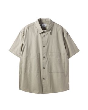BROMPTON LONDON(브롬톤 런던) COTTON HALF SLEEVE SHIRTS - BEIGE (P242USH410) | 신세계V