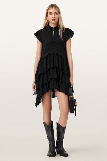 ALLSAINTS 올세인츠 카발리 숏슬리브 미니 원피스 W220DE-5 | 신세계V