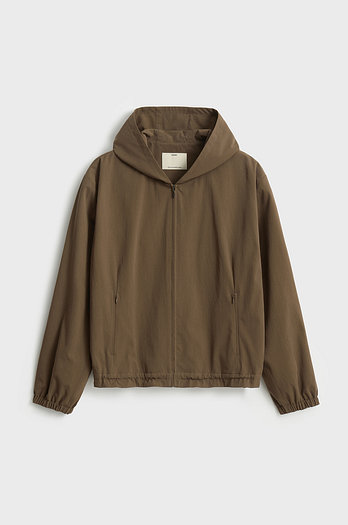 POTTERY Hooded Zip Up Jacket_Brown | 신세계V