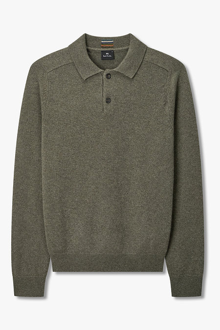 PAUL SMITH [PS PAUL SMITH] 울 폴로 스웨터 | 신세계V