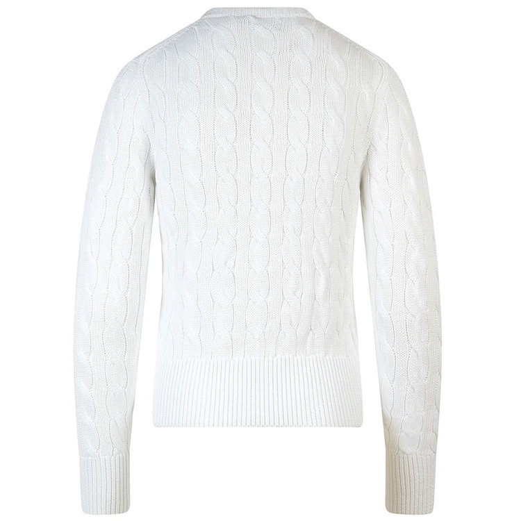 POLO RALPH LAUREN(폴로랄프로렌) [RALPH LAUREN] 25SS 포니 자수 클래식 가디건 화이트 ...