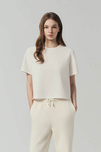 DUVETICA 투르시(라이트 아이보리)(여성 반팔티셔츠) | 신세계V